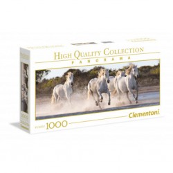 Clementoni Puzzle Panorama - Chevaux galopants