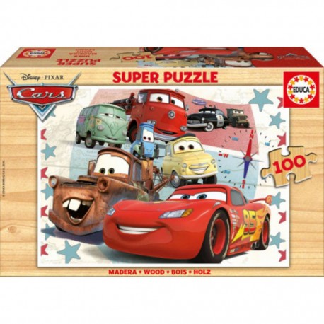 Educa Puzzle Bois cars