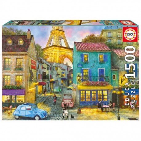 Educa Puzzle Rues de Paris