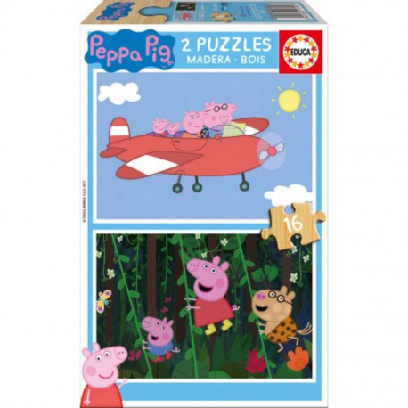 Educa Puzzle Bois peppa pig