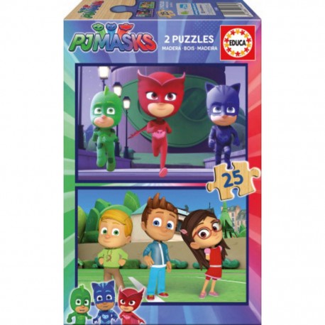 Educa Puzzle Bois pj mask