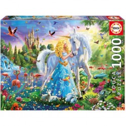 Educa Puzzle La princesse et la licorne