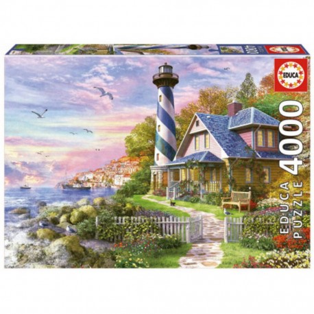 Educa Puzzle Phare a rock bay