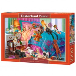 Castorland Puzzle Naughty Chiots, Puzzle 1000p