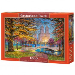 Castorland Puzzle Balade d'automne, Central Park, Puzzle 1500 Teile