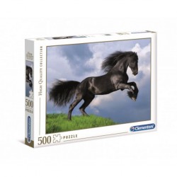 Clementoni Puzzle Fresian black horse