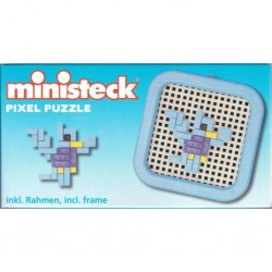 Puzzle Ministeck: Minisets - Blauwe Vogel dans le cadre