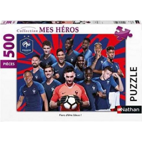 Nathan Puzzle Puzzle N 500 p - Fiers d'être bleus ! / FFF