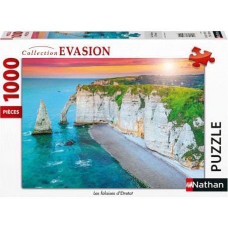 Nathan Puzzle Puzzle N 1000 p - Les falaises d'Etretat