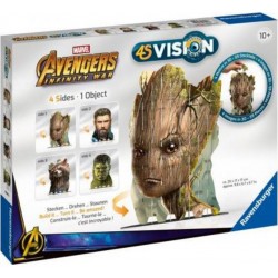 Ravensburger Puzzle 4S Vision Avengers Infinity War-Groot & Co