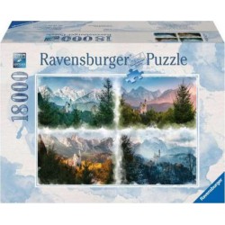 Ravensburger Puzzle 18000 pièces - Un château au fil des saisons