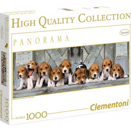 Clementoni Puzzle Panorama - Beagles (A1x1)