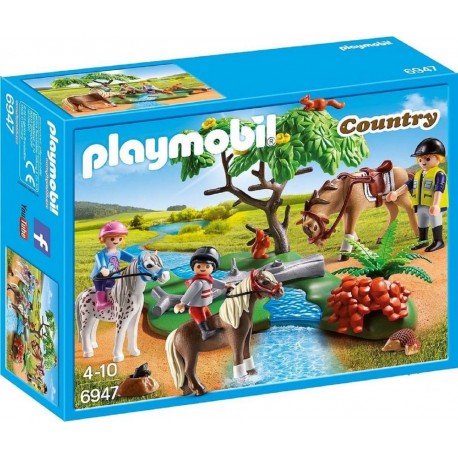 PLAYMOBIL 6947 Country - Cavaliers Avec Poneys Et Cheval