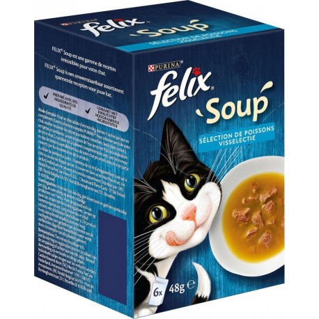 Felix Soupe sélection de Poissons 6x48g