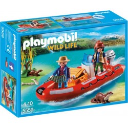 PLAYMOBIL 5559 WildLife - Braconniers Avec Bateau