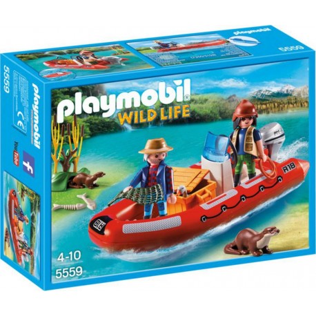 PLAYMOBIL 5559 WildLife - Braconniers Avec Bateau