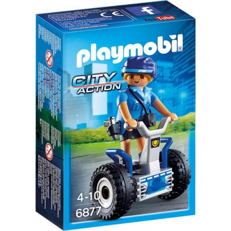 PLAYMOBIL POLICIERE AV GYROPODE 4008789068774