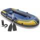 INTEX Inflatable Boat for 3 people + Paddles and Pump