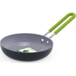 GREENPAN Poêle GREENPAN ronde diam 12.7cm manche silicone