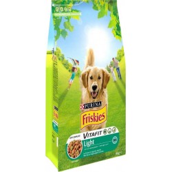 Friskies Croquettes Chiens Light Poulet Légumes 4Kg (lot de 3)