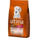 Ultima Croquettes Chiens Senior +8 Ans Mini 1-10 Kg Poulet Riz Céréales Format 1,5Kg (lot de 3)