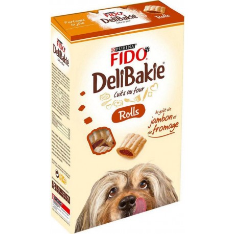 Fido DeliBakie Rolls Cuits Au Four Goût Jambon et Fromage 320g (lot de 6)