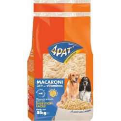 4Pat’ Macaroni Lait et Vitamines Digestion Facile 5Kg (lot de 2)