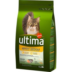 Ultima Croquettes Chat Appétit Difficile Truite 1,5Kg (lot de 3)