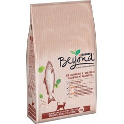 Purina Beyond Croquettes Chats au Saumon et Orge Complète 1,4Kg (lot de 2)