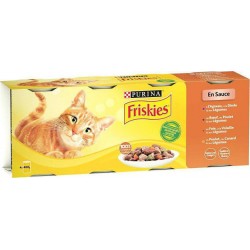 FRISKIES Chat Repas 4 Variétés 4x400g