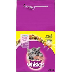 WHISKAS JUNIOR POULET1,75KG 5998749129029