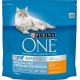 Purina One Spécial Chat Stérilisé d'Intérieur au Poulet et Céréales Complètes 1,5Kg