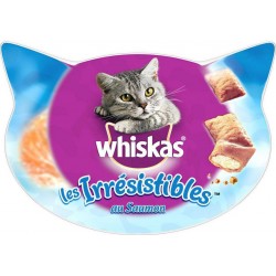 WHISKAS LES IRRESISTIBLES SAUMON MAXI PACK 105g