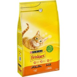 Friskies Croquettes pour Chats au Poulet et Légumes 4Kg