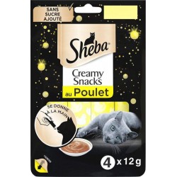 SHEBA CREAMY SNACK PLT 4X12G