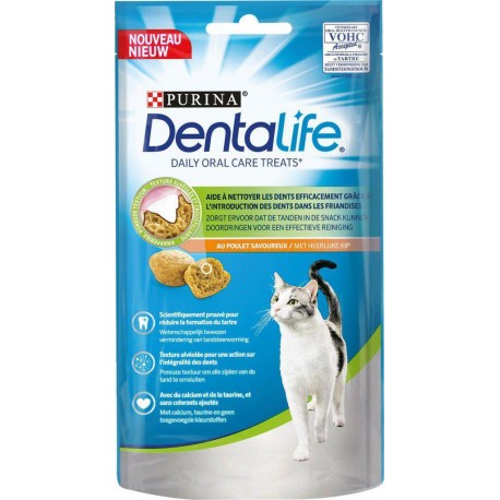 DENTALIFE FRIANDISES POUR CHAT POULET 40G