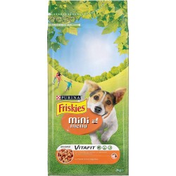 Friskies Mini Menu Vitafit Croquettes pour Chien Adulte au Poulet et aux Légumes 2 Kg (lot de 2)