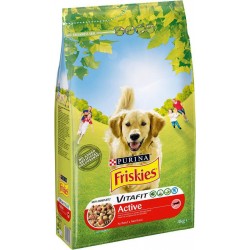 Friskies Vivafit Active au Boeuf 4Kg (lot de 2)