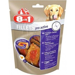 8in1 Fillets Pro Active au Poulet 80g (lot de 3)