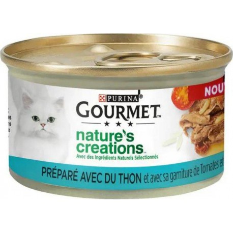 GOURMET Nature’s Creations au Thon 85g (lot de 10)