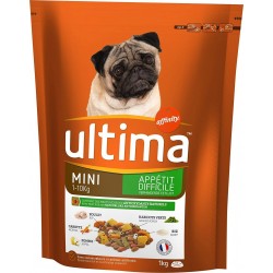 ULTIMA Croquettes Chien Saveur Poulet et Légumes 1Kg (lot de 3)