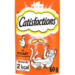 Catisfactions Chat Friandises au Poulet 60g (lot de 10)