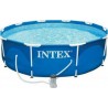 INTEX Kit Piscine Metal Frame Ronde Tubulaire 3,05m x 0,76m avec système de filtration 28202NP (28204FR)