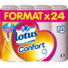Lotus Confort Papier Toilette rose Aqua Tube 24 Rouleaux