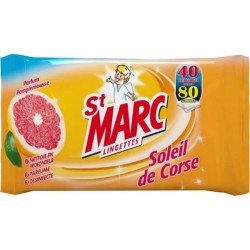 St Marc Multi Usages Soleil De Corse 40 Lingettes (lot de 6)