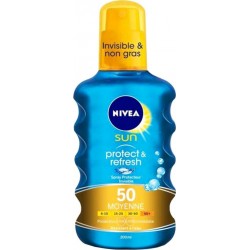 Nivea Sun Spray Protect Et Refresh FPS50 200ml (lot de 2)