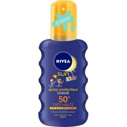 Nivea Sun Kids Spray Protecteur Coloré FPS50 200ml (lot de 2)