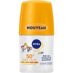 Nivea Sun Kids Roll-On Protect Et Sensitive SPF50 50ml (lot de 2)