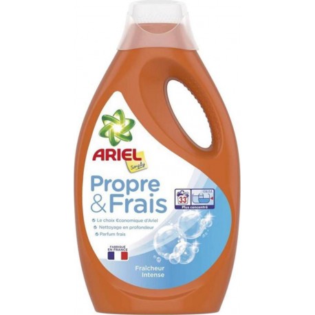 Ariel Liquide Simply Intense 1,100L (lot de 2)