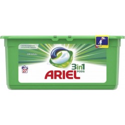 Ariel Pods 3 en 1 Original 27 Capsules (lot de 2)